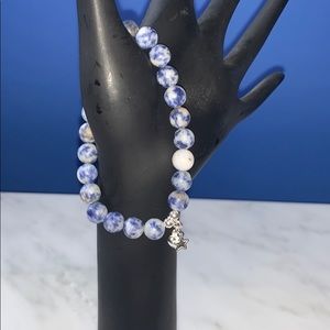 Handmade Natural Blue Sodalite Bracelet
